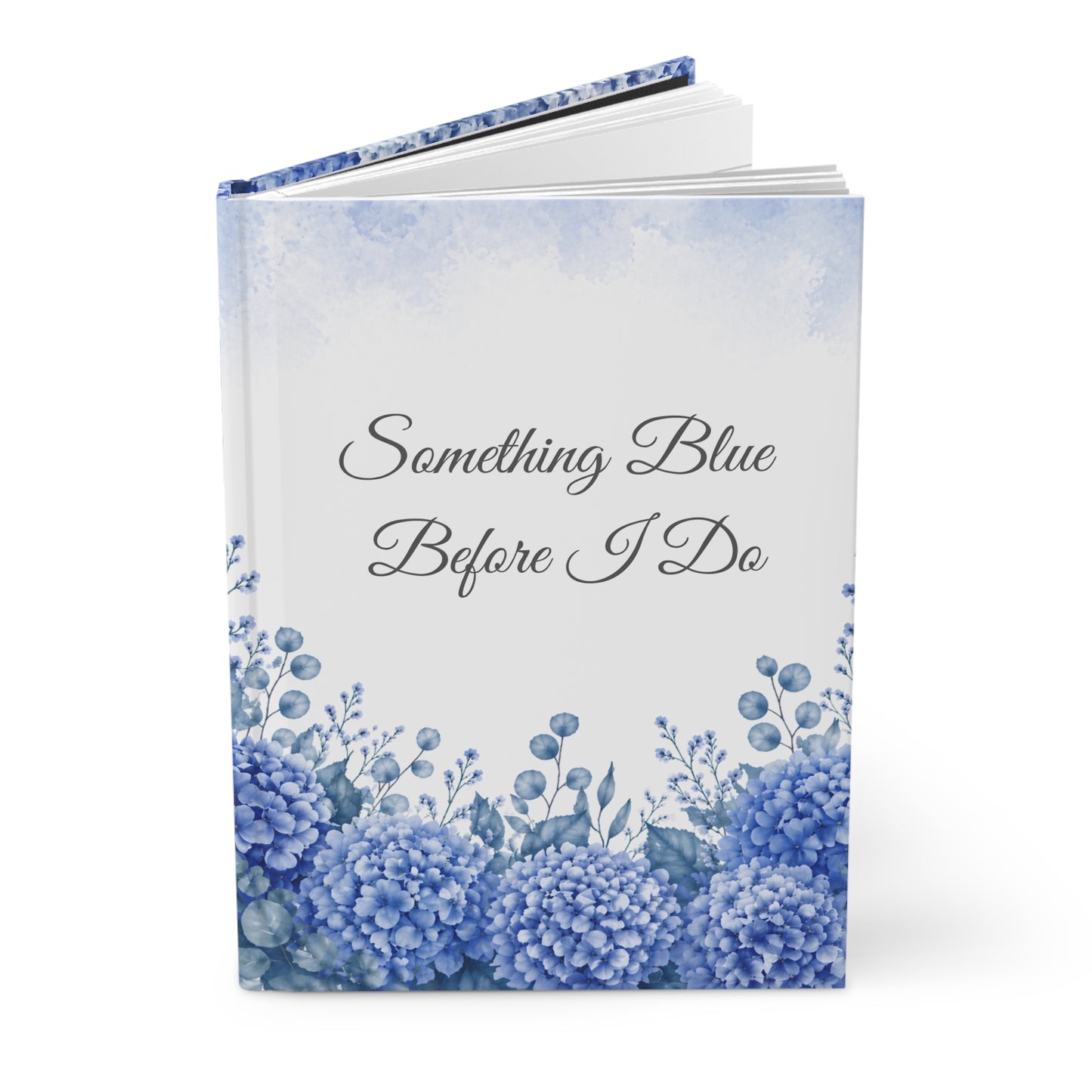 Something Blue Before I Do Bridal Shower Guest Book with Blank Lined Pages, 5" × 7"