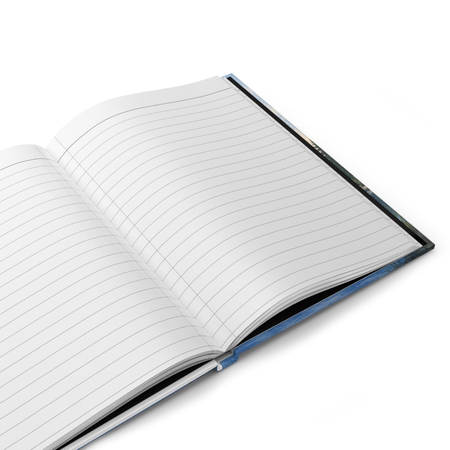 Custom Fishing Guest Book with Blank Lined Pages, 5" × 7"