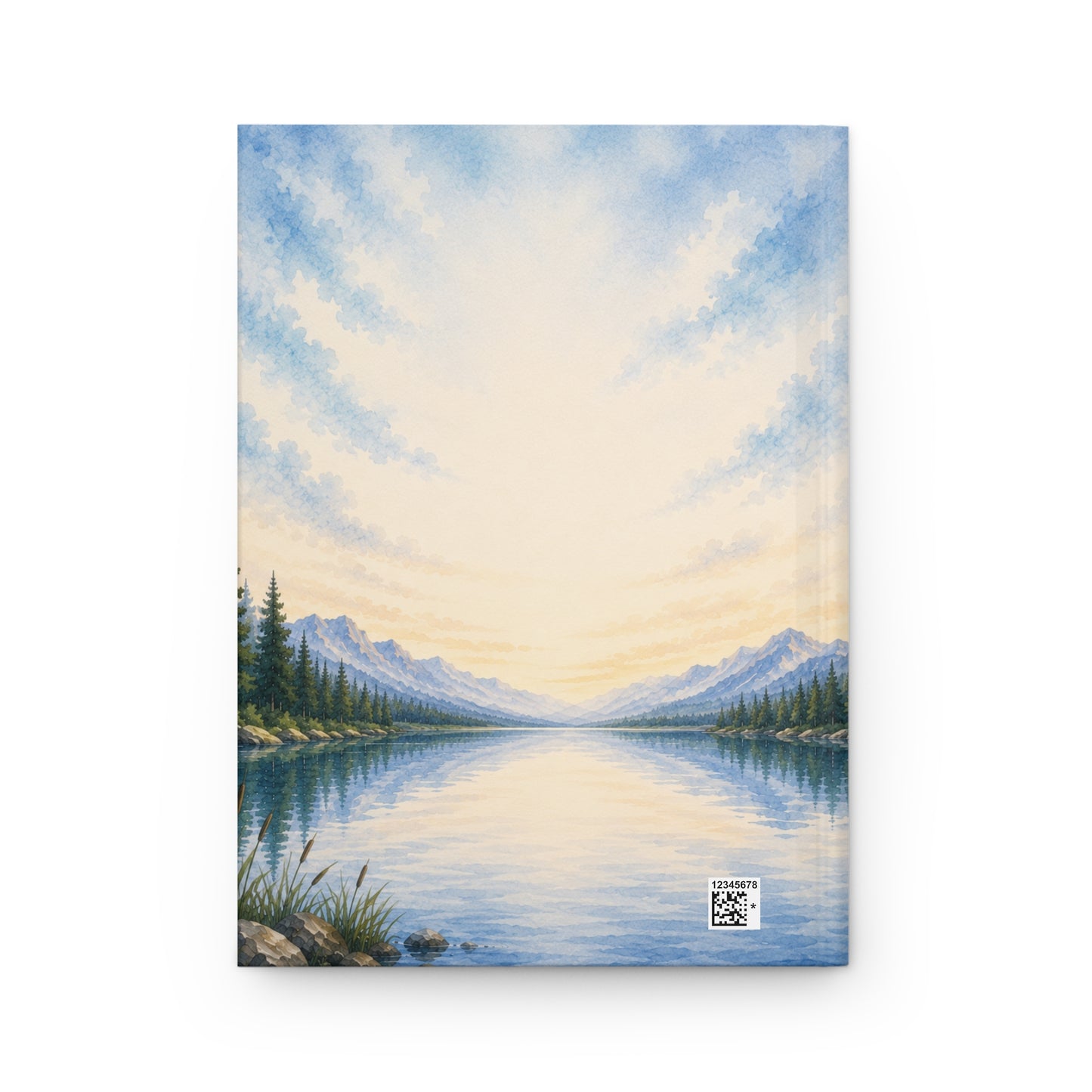Fishing Vacation Rental Guest Book with Blank Lined Pages, 5" × 7"
