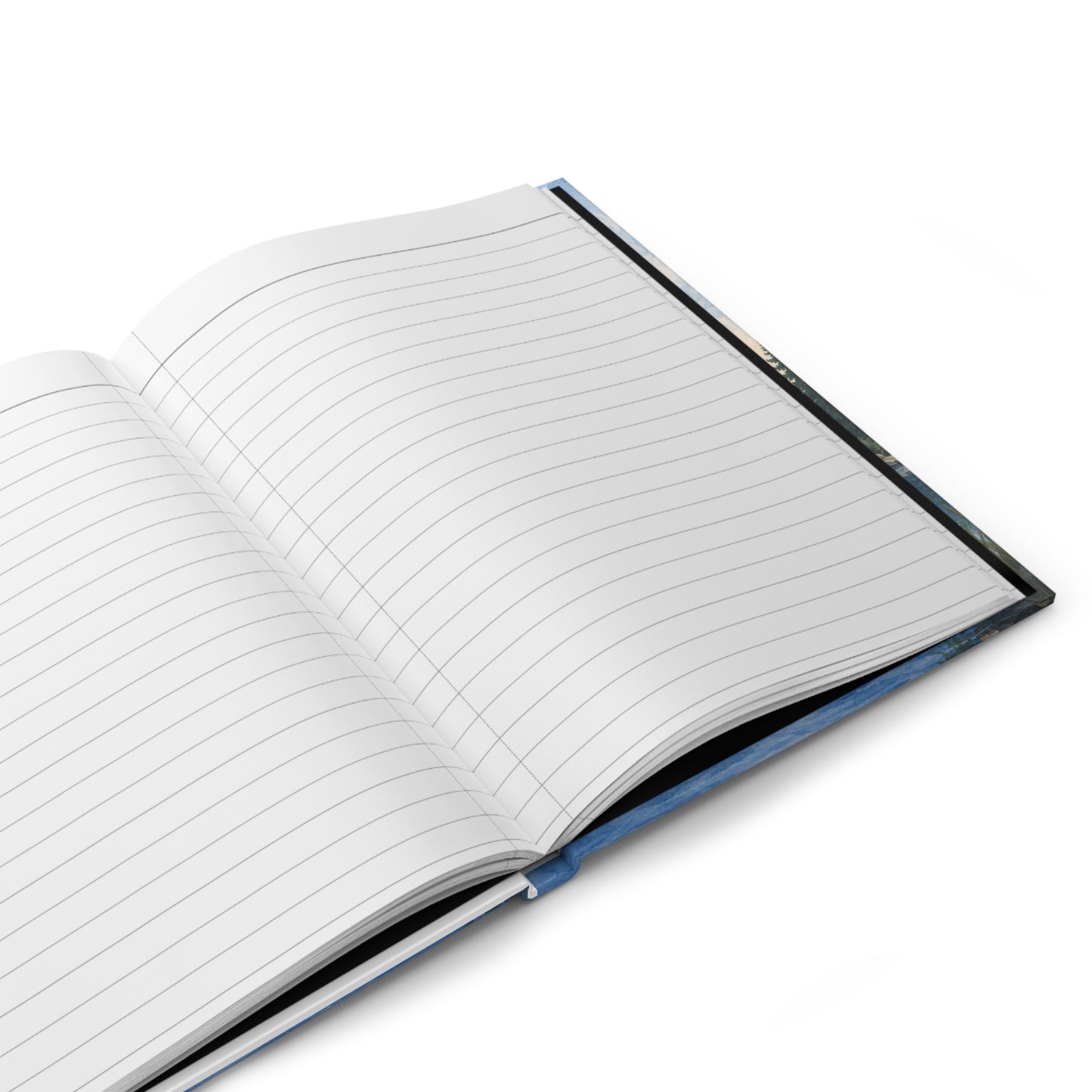 Fishing Baby Shower Guest Book with Blank Lined Pages, 5" × 7"