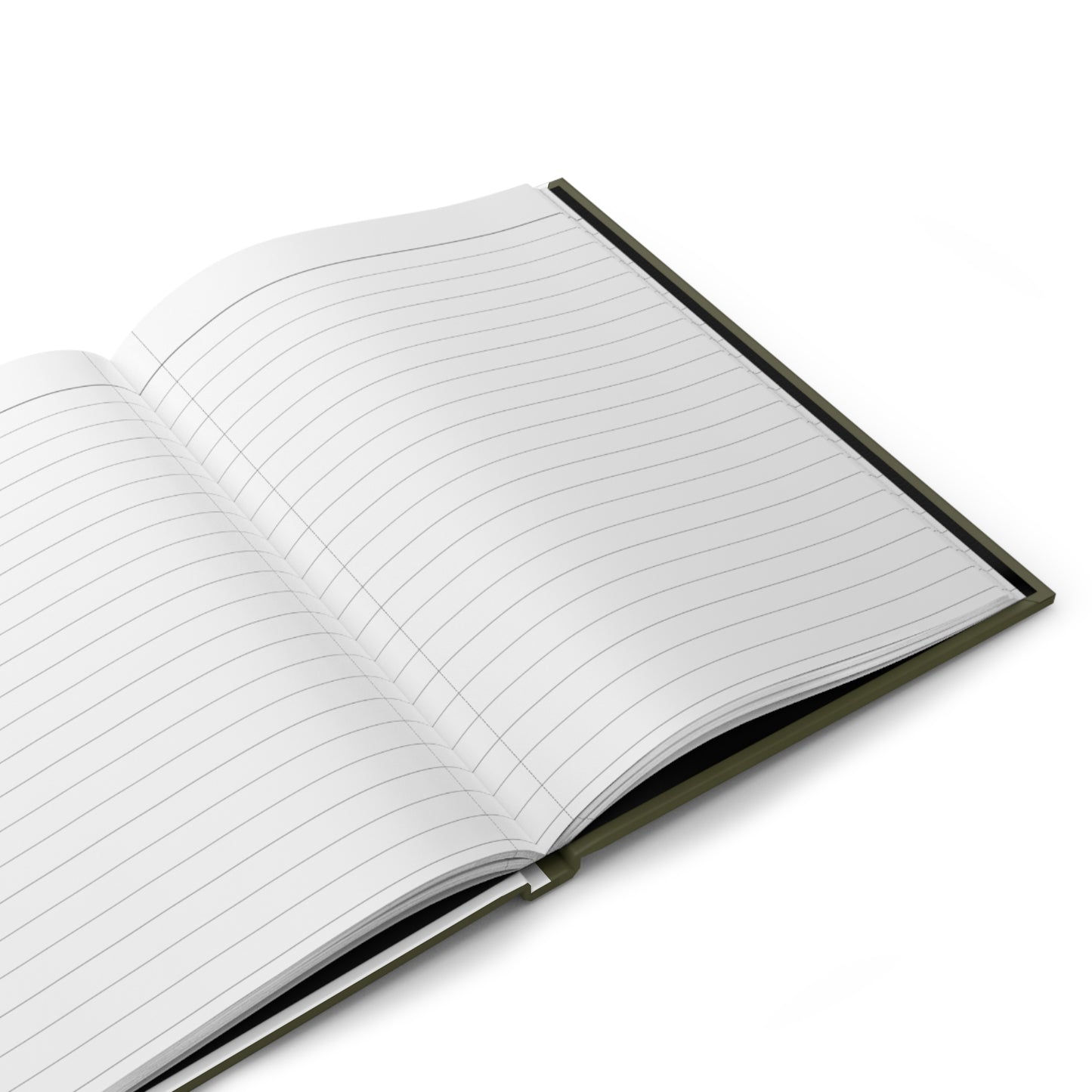 Olive Green vacation Rental Guest Book with Blank Lined Pages, 5" × 7"