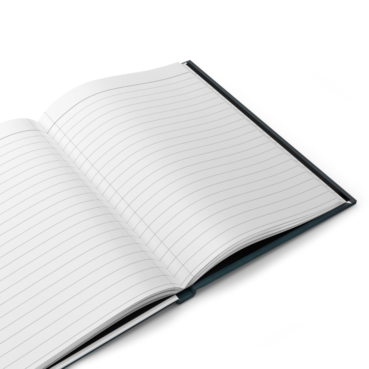 Custom Peacock Guest Book with Blank Lined Pages, 5" × 7"