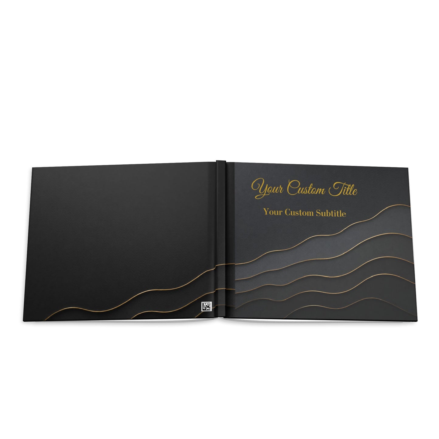Custom Graduation Photo Guest Book with Blank White Pages, 11" x 8.5", Graduation Memory Book, Custom Event Guest Book