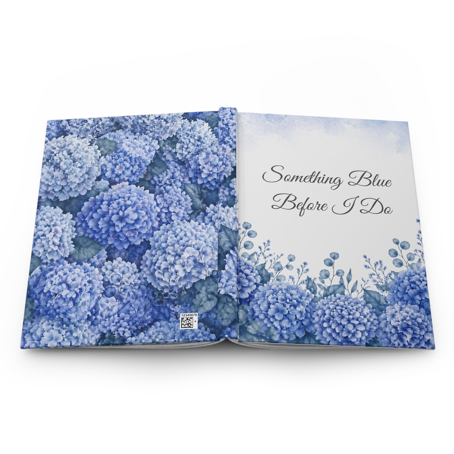 Something Blue Before I Do Bridal Shower Guest Book with Blank Lined Pages, 5" × 7"